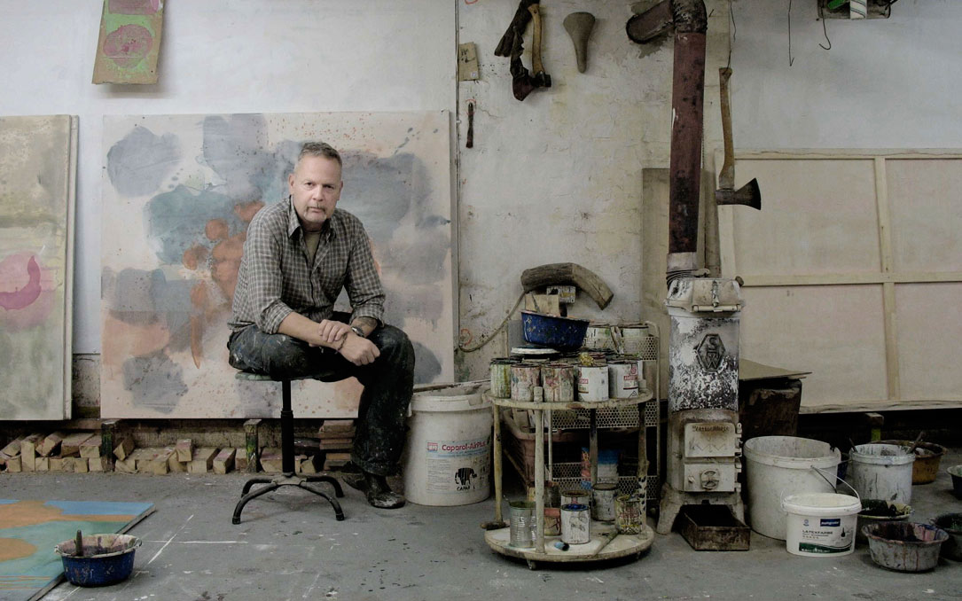 Olavo Schneider in seinem Atelier